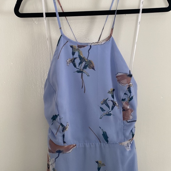 Lulus mini lace up back skater dress - Picture 2 of 4